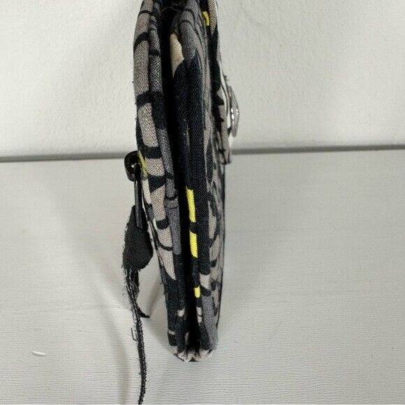 Vera Bradley Baroque Snappy Wallet Medium Snap Slim Bi-Fold Organizer With Wear - Picture 2 of 13